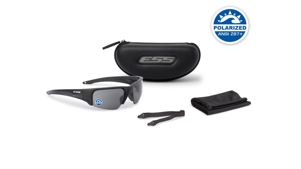 ESS Crowbar Polar Sunglasses Kit, Black Frame, Small-to-Medium EE9019-03