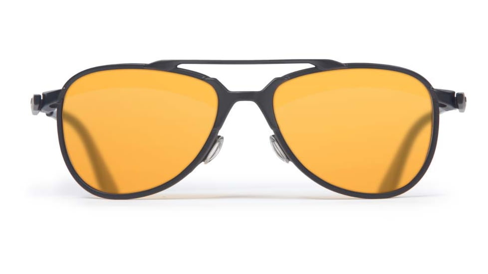 ESS inVINCEible Aviator Sunglasses, Black/HD Orange Rust, Medium, EE4062-02