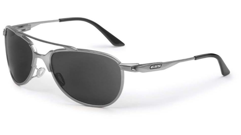 ESS inVINCEible Aviator Sunglasses, Gunmetal/Smoke Gray, Medium, EE4062-04