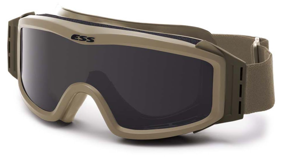 ESS Profile NVG Shooting Glasses Kit, Tan 499 Frame, 740-0609