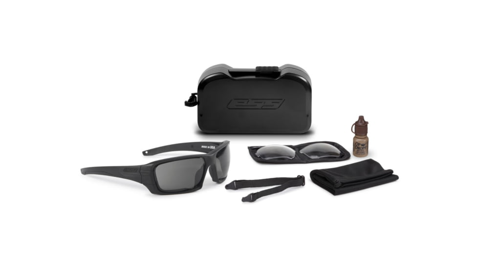 ESS Rollbar NARO Blk Retail APEL Safety Glasses, Black, Unisex, EE9039-05