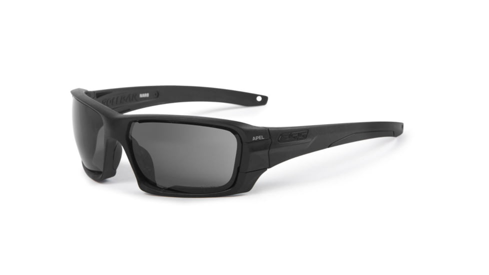 ESS Rollbar NARO Blk Retail APEL Safety Glasses, Black, Unisex, EE9039-05