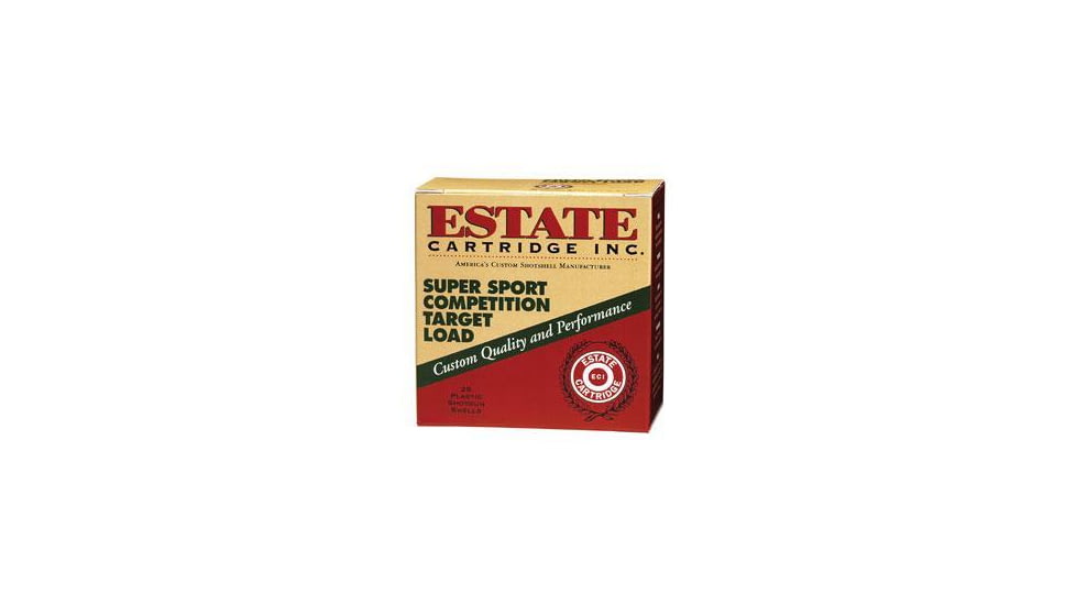 Estate Cartridge Super Sport 12 ga 2 3/4in 1 1/8 oz Size 7.5 1250 fps - 25/box, SS12XH 7.5