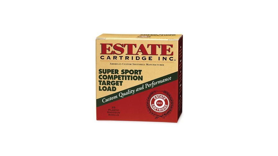 Estate Cartridge Super Sport 12 ga 2 3/4in 1 oz Size 8 1290 fps - 25/box, SS12XH1 8