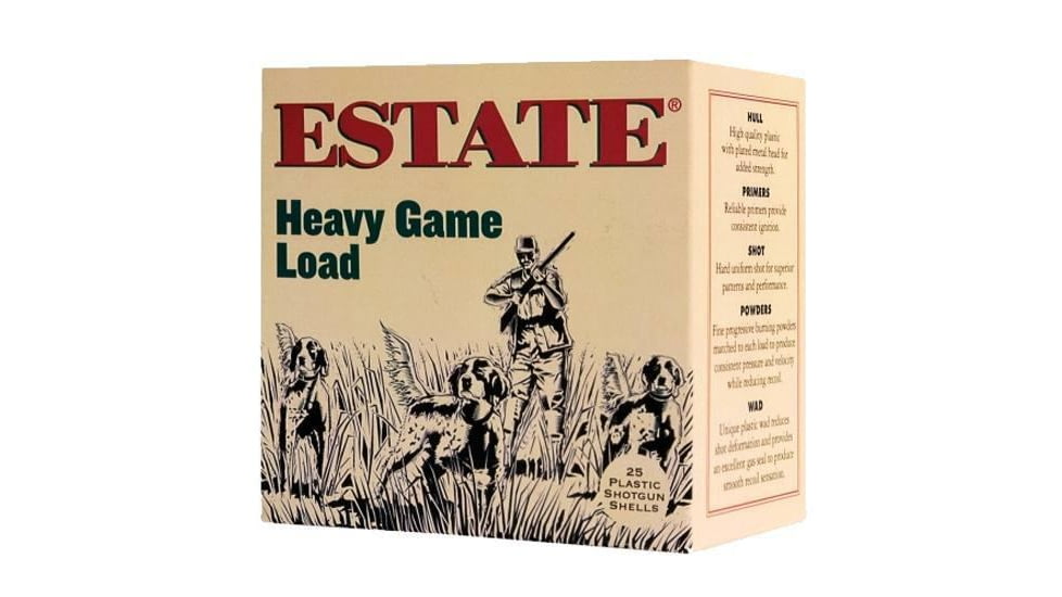 Estate Cartridge Upland Hunting Shotshells 20 ga 2-3/4 2-1/2 dr 1165 fps 1 oz #8, HG20 8