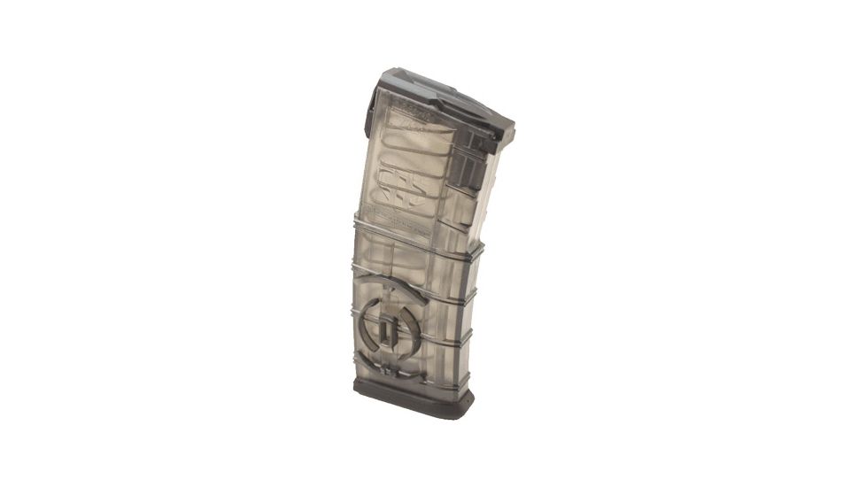 ETS AR-15 Magazine W/Integrated Coupler 223/5.56 Translucent Black, 30 Rounds, AR1530C-30RD