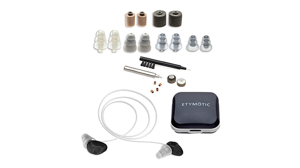 Etymotic Research Gunsport Pro Electronic Ear Plugs, 1-Pair, Black, ER125-GSP15BN