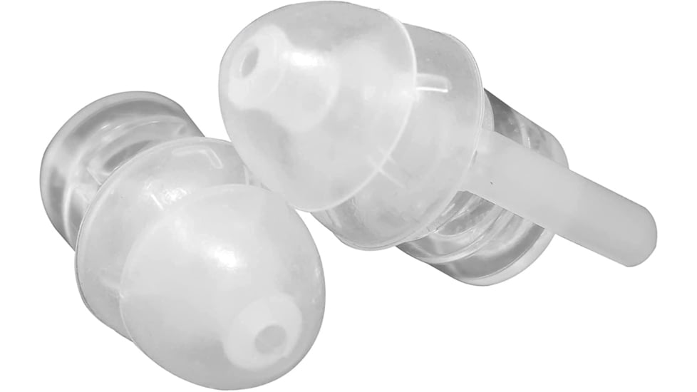 Etymotic Research High-Fidelity Dual Flange Earplugs, Clear, Standard, Large, ER20XSD-UF-C