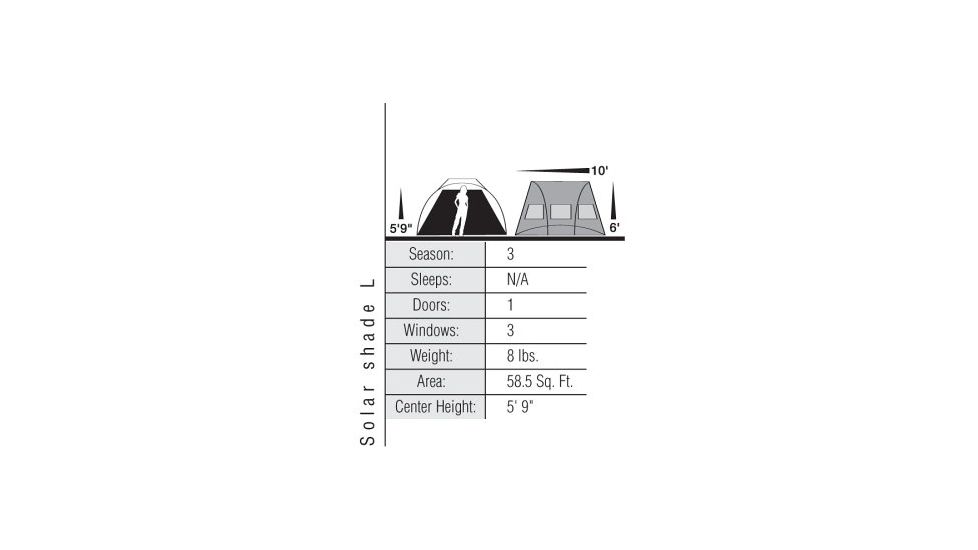 Eureka Solar Shade Tent-Large