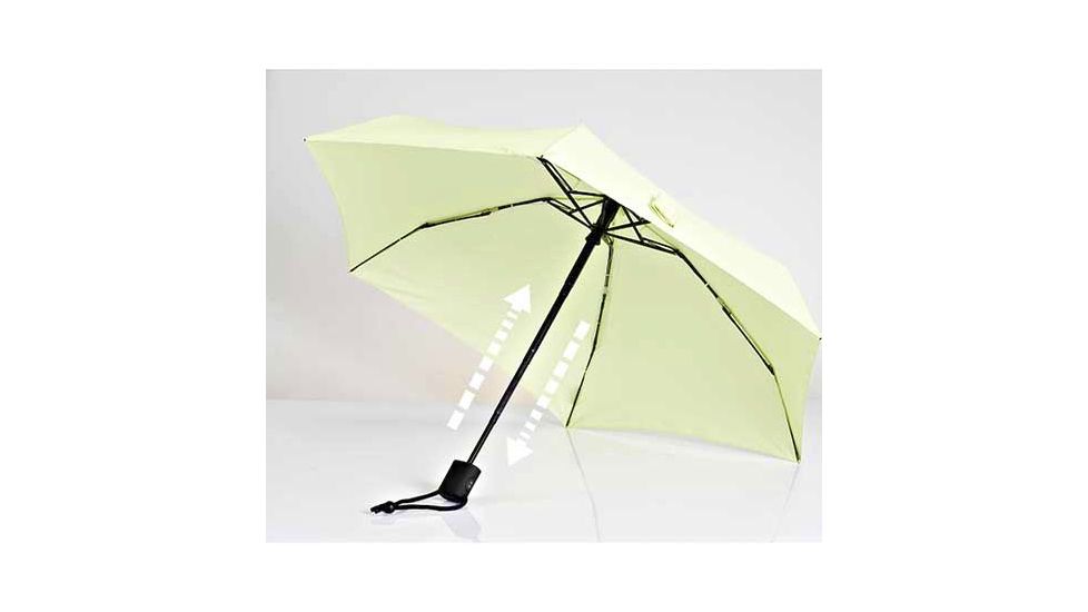 EuroSCHIRM Dainty Automatic Umbrella, Light Green, Light Green, 2 Year MFG Warranty, ESC-06779