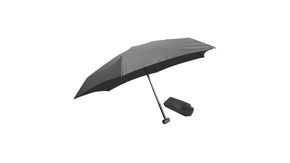 EuroSCHIRM Dainty Umbrella, Black, Black, 2 Year MFG Warranty, ESC-03969