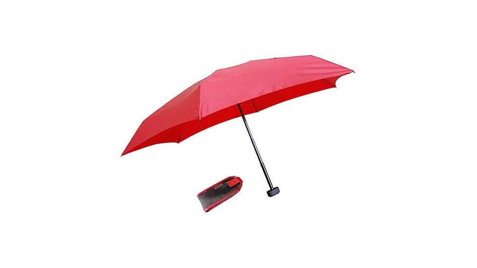 EuroSCHIRM Dainty Umbrella, Red, Red, 2 Year MFG Warranty, ESC-03952