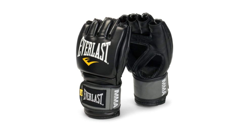 Everlast Pro Style Grappling Gloves, Black, Small/ Medium 545987