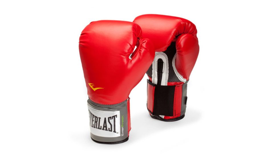 Everlast Pro Style Training Gloves, Red, 16oz 302116