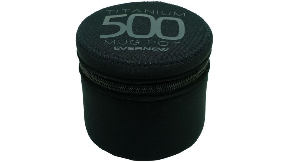 Evernew Neoprene Case for Ti 500 Mug Pot, Black, One Size, 696868