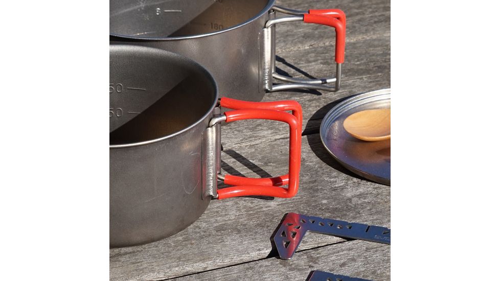Evernew Titanium Non-Stick DX2 Pot Set-0.9L