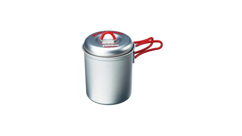Titanium UltraLight Deep Pot Red-0.6L