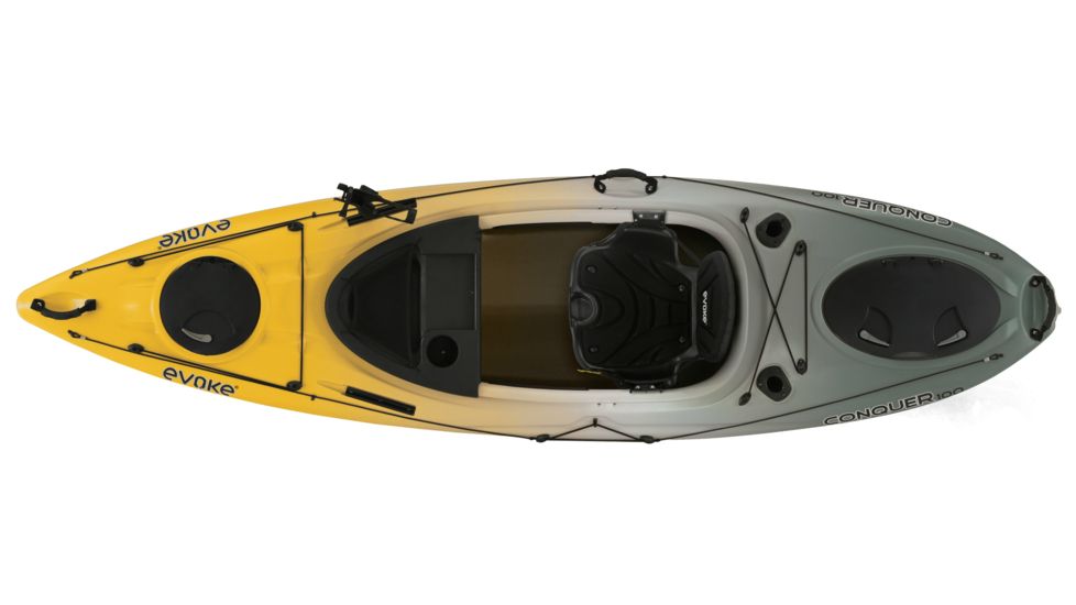 Evoke Paddle Sports Conquer 100 Fishing Kayak-Storm