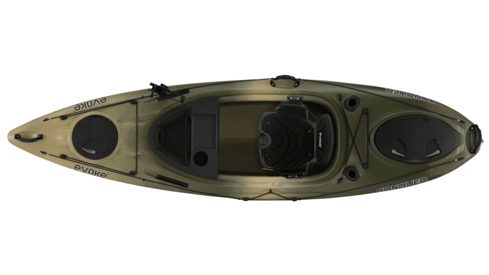 Evoke Paddle Sports Conquer 100 Fishing Kayak