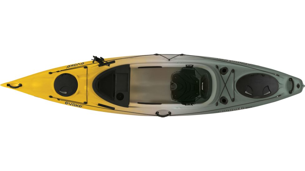 Evoke Paddle Sports Conquer 120 Fishing Kayak-Storm