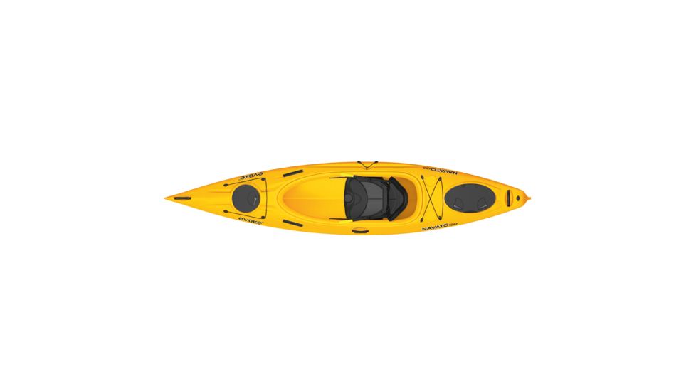 Evoke Paddle Sports Navato 120 Sit In Kayak-Golden