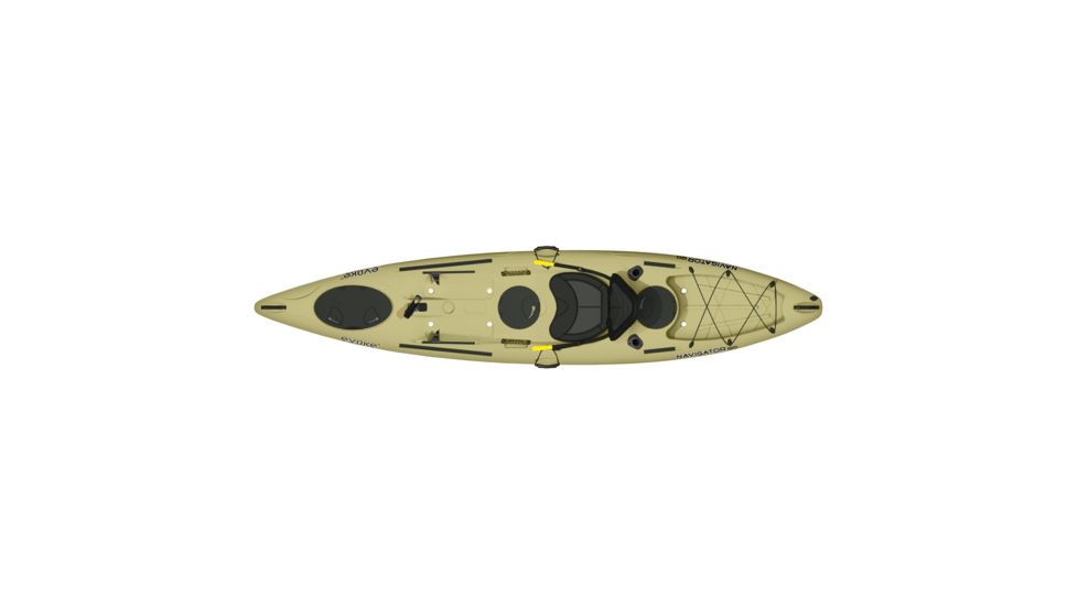 Evoke Paddle Sports Navigator 120 Fishing Kayak-Sand