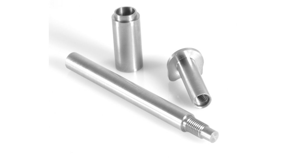 Evolution Gun Works 2 Piece Guide Rod, Stainless Steel, 5 in, .326 in, Stainless Steel, Stainless, 10401