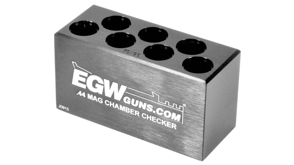 Evolution Gun Works Ammo Chamber Checker .44 Mag 7-Hole, Black, 70191