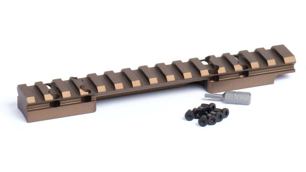 Evolution Gun Works HD Picatinny Scope Mount, Browning X-Bolt, Short Action, 0 MOA, Bronze, 81020B