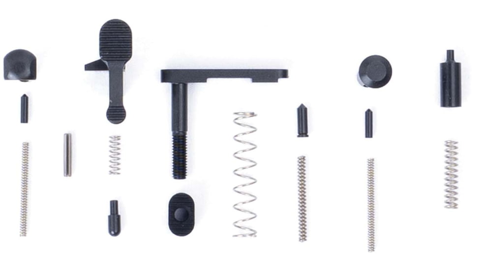 Evolution Gun Works EVOLVED AR Lower Receiver Parts Kit, Black, 30001