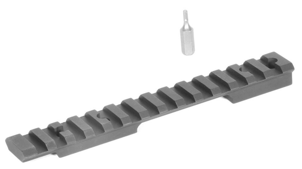 Evolution Gun Works HD Howa Mini Action Picatinny Ambidextrous Scope Mount 0 MOA, Black, 81060