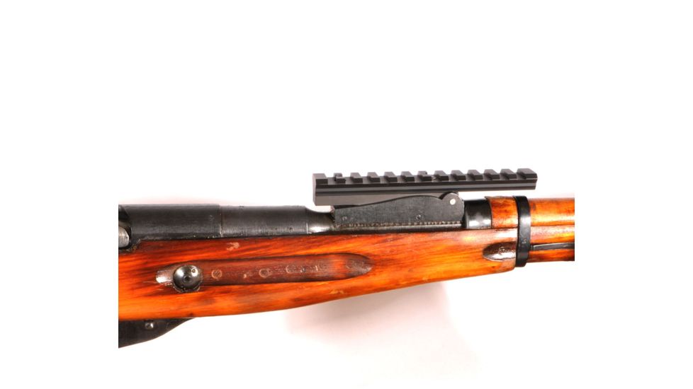 Evolution Gun Works HD Mosin Nagant 91/30 Picatinny Scope Mount 0 MOA, 5.094 in, Aluminum, Hardcoat Matte Black, 80244