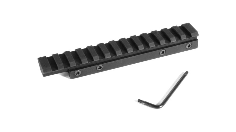 Evolution Gun Works HD Picatinny Scope Mount, CZ 452/CZ 453/CZ 511/CZ 512, Standard Action, 20 MOA, Matte Black Hardcoat, 80902