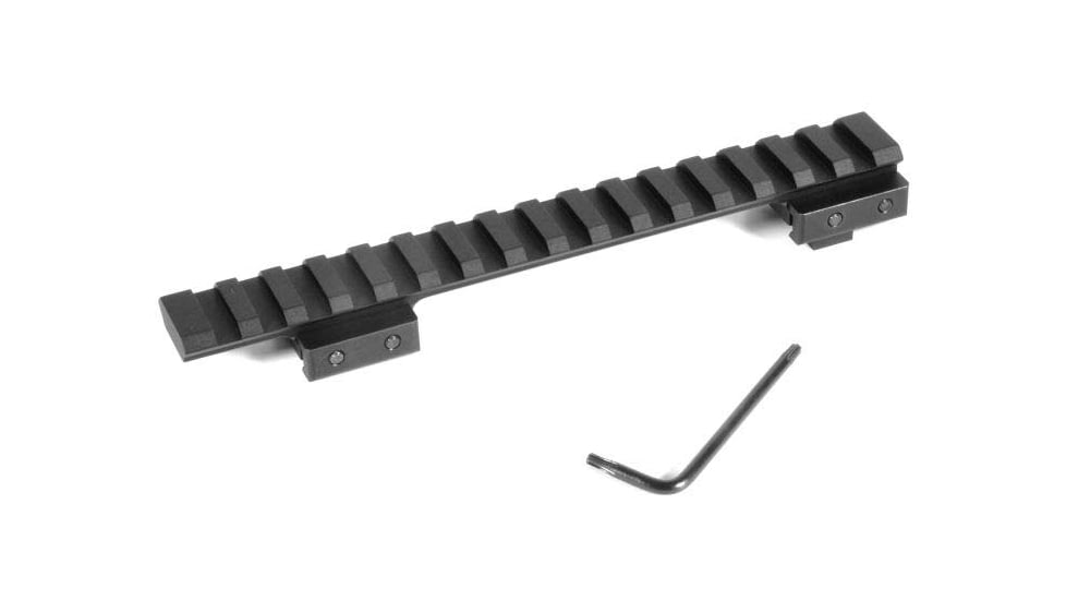 Evolution Gun Works HD Picatinny Scope Mount, CZ 550/Mossberg Model 590, Magnum Action, 20 MOA, Matte Black Hardcoat, 80922