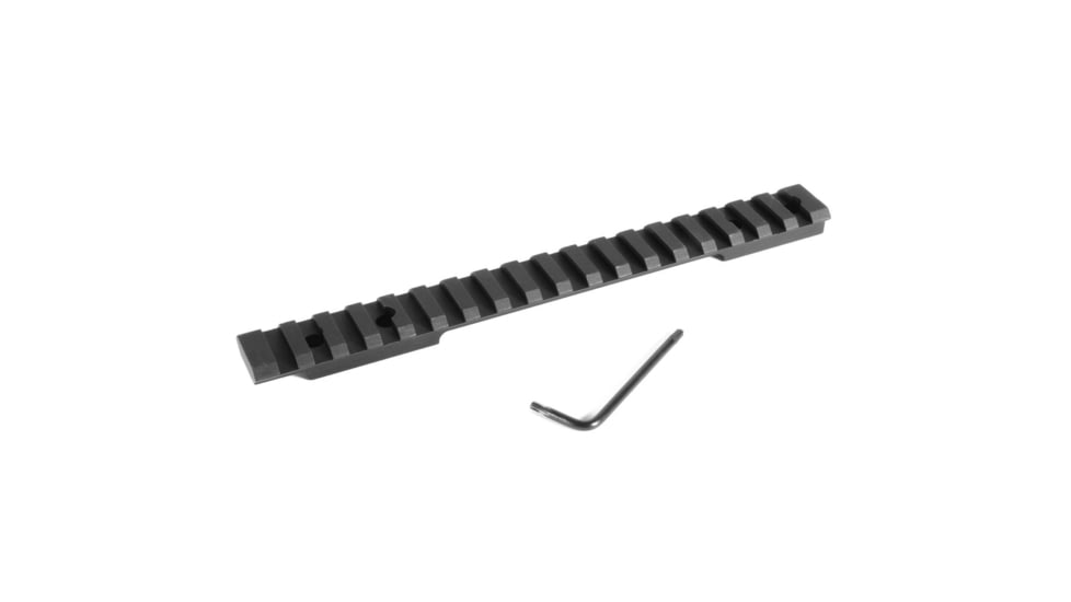 Evolution Gun Works HD Savage Round Back Long Action Picatinny Rail, Drilled for #8-40 Screws, 40 MOA, Black, 80334-8