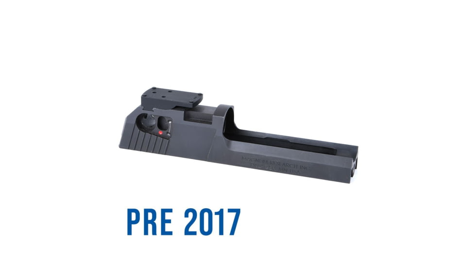 Evolution Gun Works Leupold DeltaPoint Pro Sight Mount, JPoint, Redfield Accelerator, and Optima, Desert Eagle Pre 2017, 1.604in, Aluminum, Matte Black Hardcoat, 49405