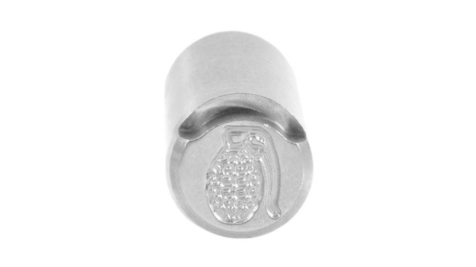 Evolution Gun Works Monogrammed Spring Plug - Grenade, Stainless, 98030