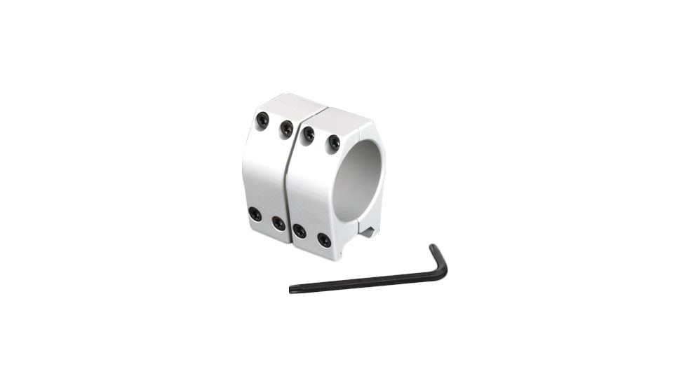 Evolution Gun Works Practical Aluminum Rings .840 in, 30mm, Silver, 61001