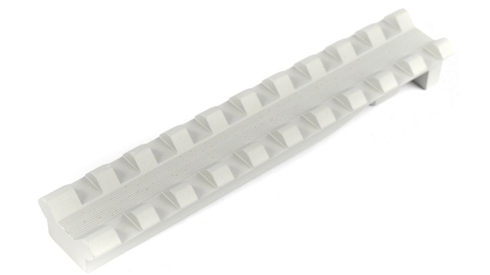 Evolution Gun Works Revolver Mount - Silver, No Holes - Ruger 49006