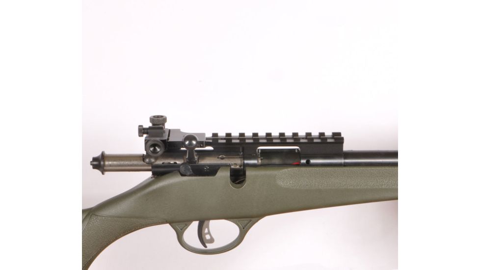 Evolution Gun Works Savage Rascal Picatinny Rail Scope Mount Cut for Williams Sight, 5.094 in, Aluminum, Matte Black, 41965