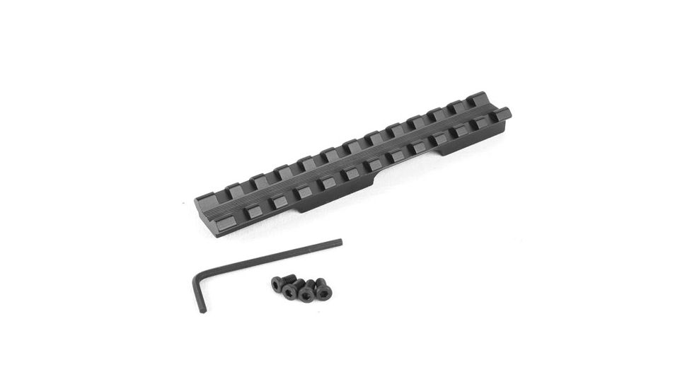 Evolution Gun Works Savage Rascal Undrilled Picatinny Rail Scope Mount, Aluminum, Black Finish, 41960-U