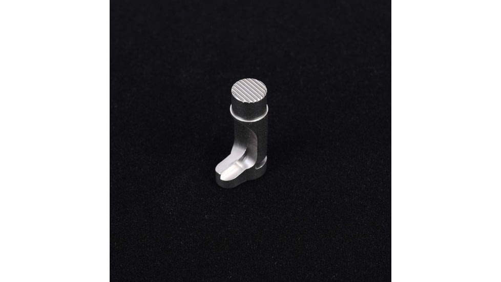 Evolution Gun Works Standard Mag Catch, Machined from Barstock Serrated, Steel, Stainless, 11105