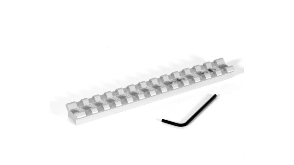 Evolution Gun Works T/C Encore, Omega, Triumph, Impact Picatinny Rail Scope Mount, 0 MOA Ambidextrous, 5.488 in, Aluminum, Silver Anodized Finish, 46901