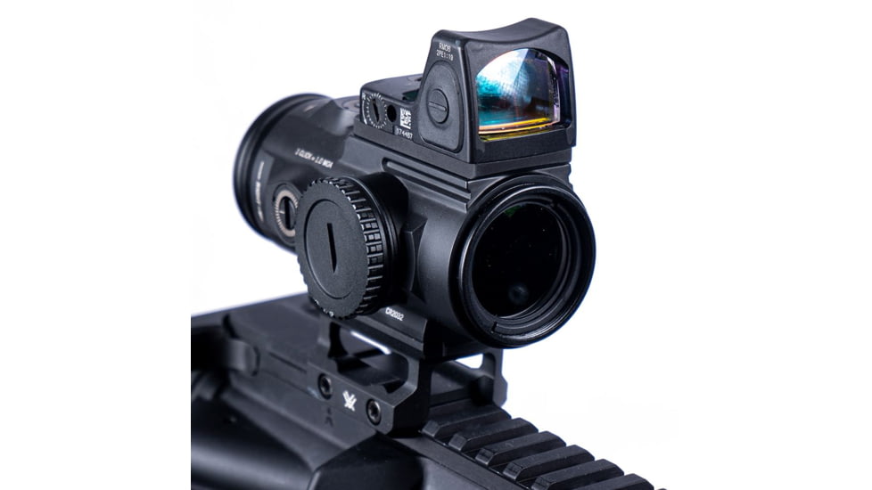 Evolution Gun Works Trijicon RMR Sight for Vortex Spitfire HD Gen II 5x to Trijicon RMR Adapter Plate, Black, 49547