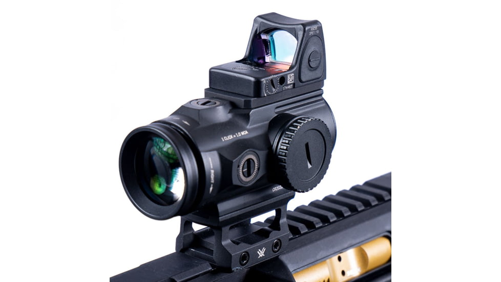 Evolution Gun Works Trijicon RMR Sight for Vortex Spitfire HD Gen II 5x to Trijicon RMR Adapter Plate, Black, 49547