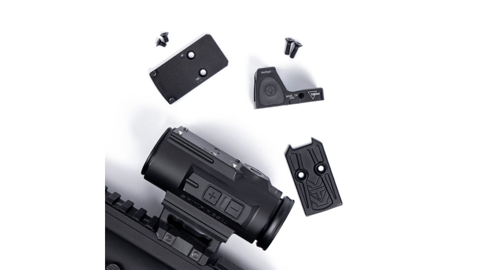 Evolution Gun Works Trijicon RMR Sight for Vortex Spitfire HD Gen II 5x to Trijicon RMR Adapter Plate, Black, 49547