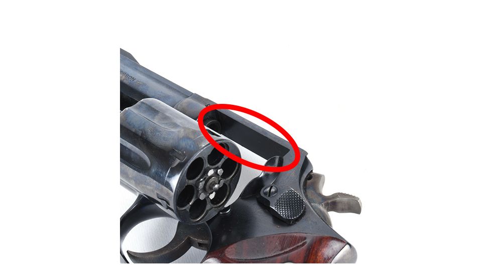 Evolution Gun Works Trijicon RMR Sight Mount for S&amp;W Revolver, 1.780 in, Aluminum, Matte Black Hardcoat, 49519