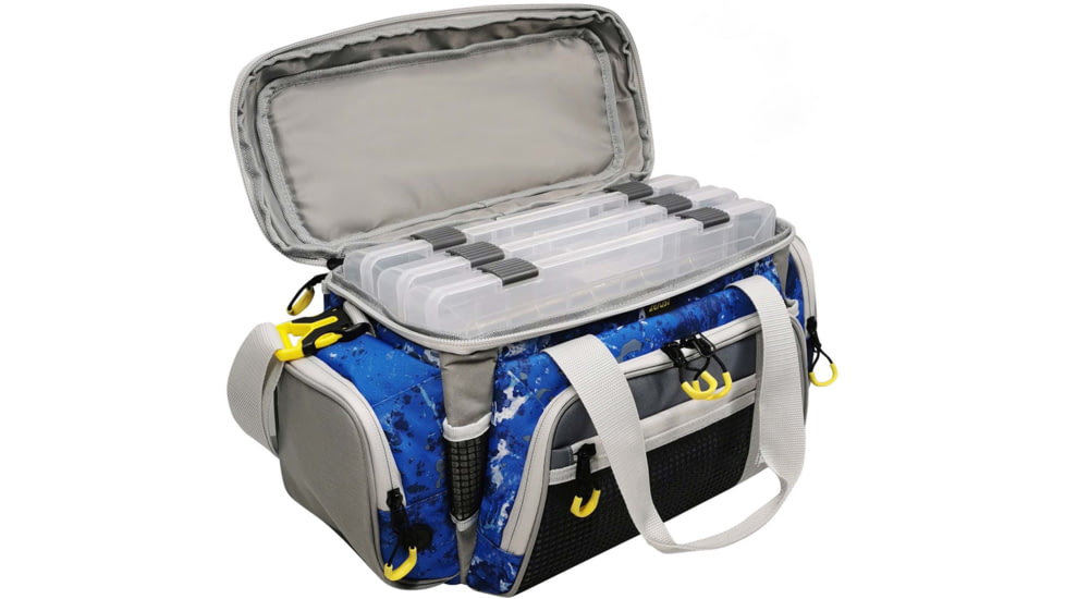 Evolution Outdoor 5007 Pro-Angler Zerust Tackle Bag, Includes 3 Trays, Kinetic Blue, FL30001