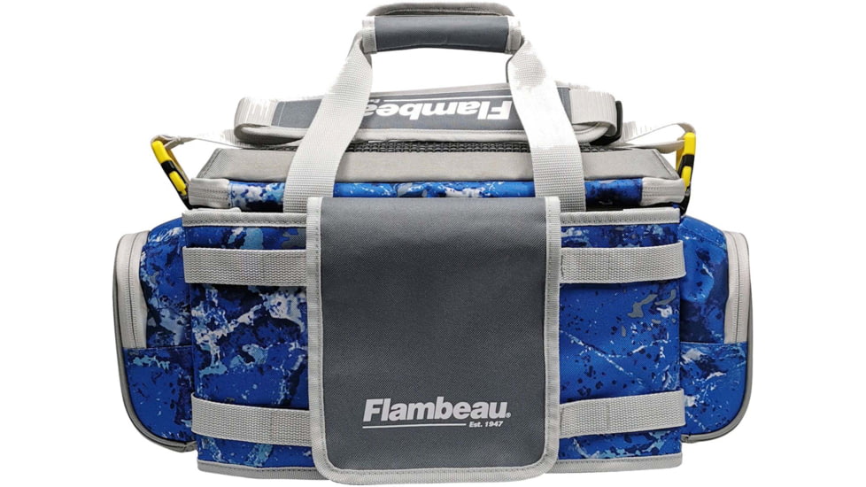 Evolution Outdoor 5007 Pro-Angler Zerust Tackle Bag, Includes 3 Trays, Kinetic Blue, FL30001