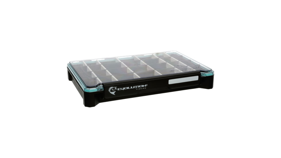 Evolution Outdoor Ballistix 3.7 Tray, Black clear, 3700 sz tackle tray, BLX37